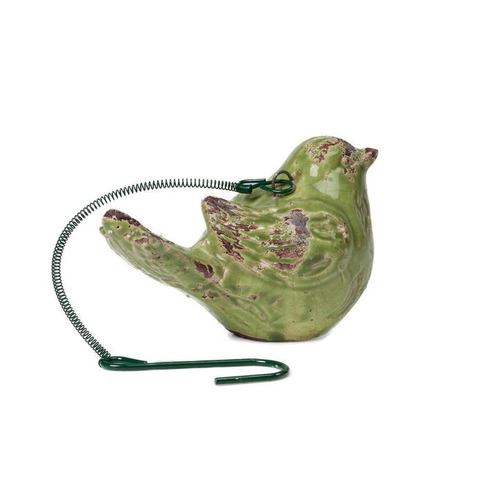 Подвесные декоративные статуэтки Birdies салатового цвета (набор из 4-х штук) - купить Фигуры и статуэтки по цене 6000.0