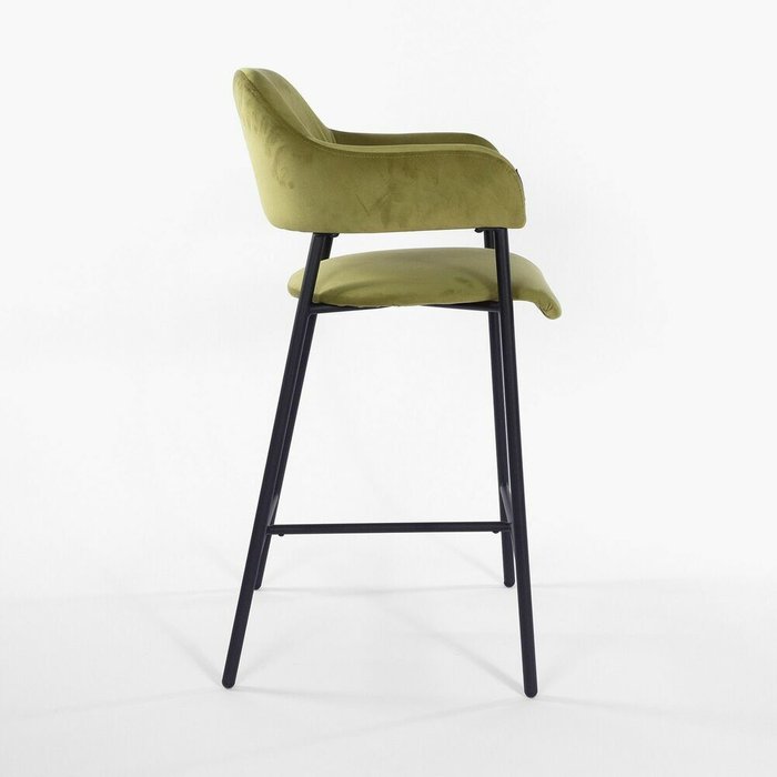 Полубарный стул Ливорно желто-зеленого цвета - лучшие Барные стулья в INMYROOM
