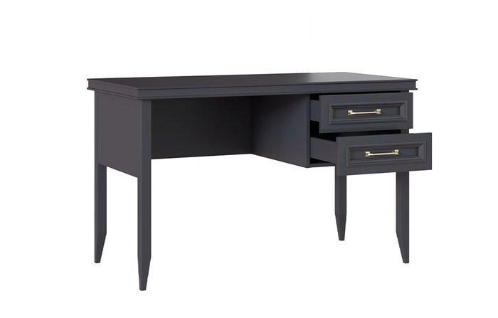 Стол письменный Орландо правый темно-серого цвета  - купить Письменные столы по цене 35490.0