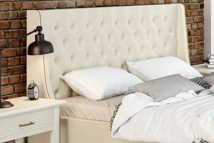 Кровать Кантри бежевого цвета 160х200 - лучшие Кровати для спальни в INMYROOM