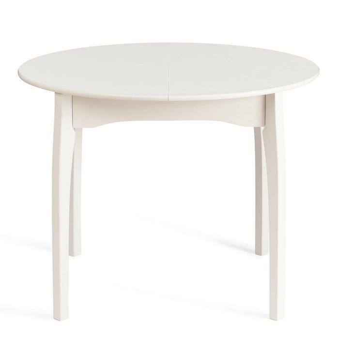 Раздвижной обеденный стол Diamante белого цвета - купить Обеденные столы по цене 23630.0