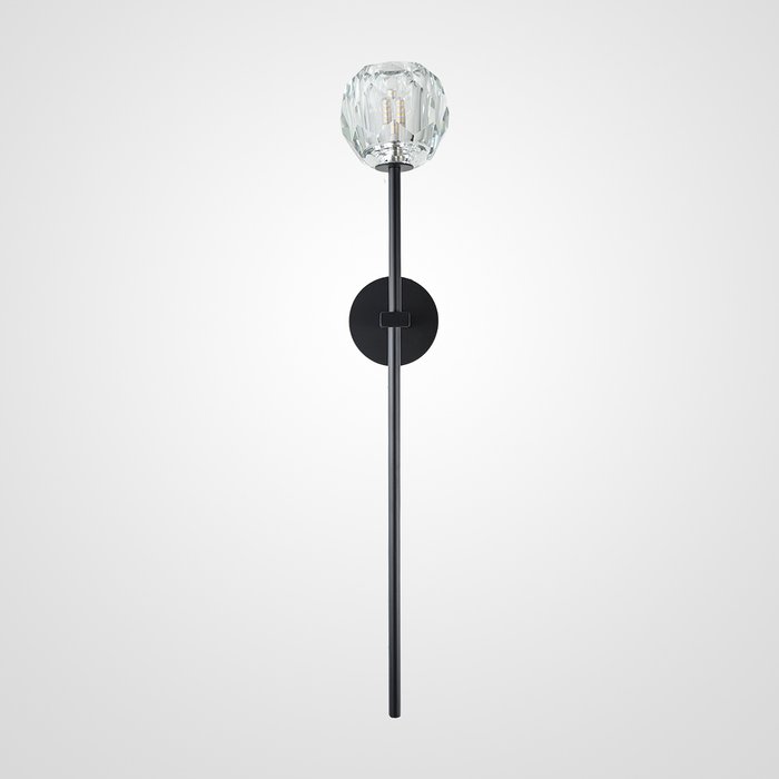 Бра RH Boule de Cristal Long Sconce Brass