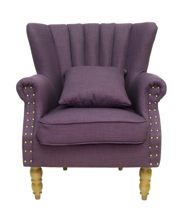 Кресло с пуфом Lab violet - купить Интерьерные кресла по цене 40160.0