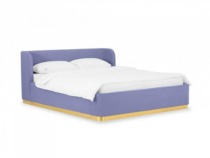 Кровать Vibe 160х200 сиреневого цвета с подъемным механизмом