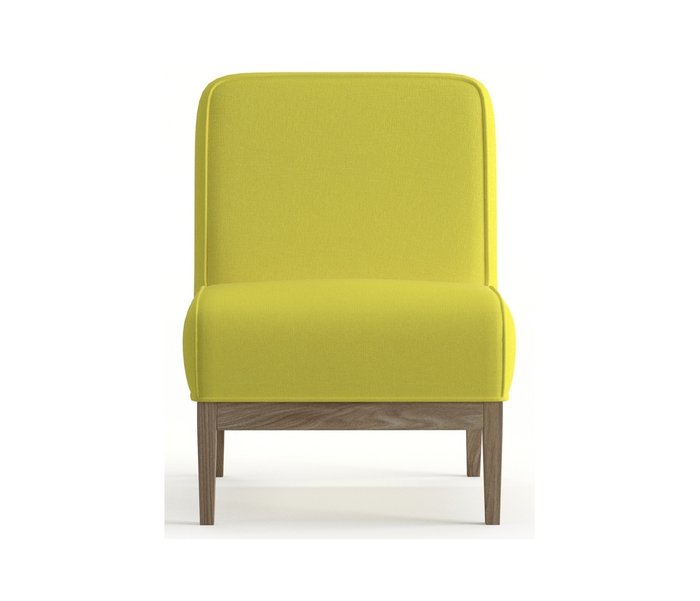 Кресло из рогожки Арагорн желтого цвета - купить Интерьерные кресла по цене 16490.0