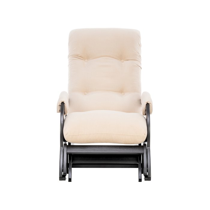 Кресло-глайдер Старк черно-бежевого цвета - купить Интерьерные кресла по цене 21340.0
