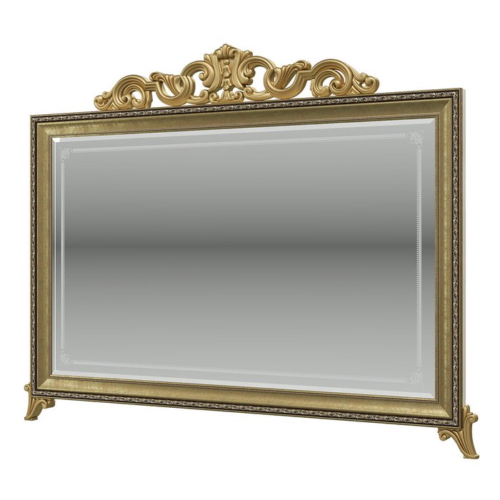 Зеркало с короной Версаль цвета слоновой кости - купить Настенные зеркала по цене 23561.0