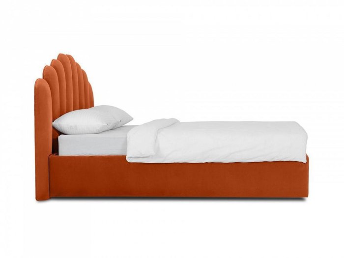 Кровать Queen Sharlotta 160х200 теракотового цвета с подъемным механизмом - лучшие Кровати для спальни в INMYROOM
