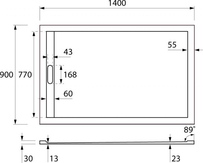 Поддон для душа Tray - купить Душевые боксы по цене 47736.0