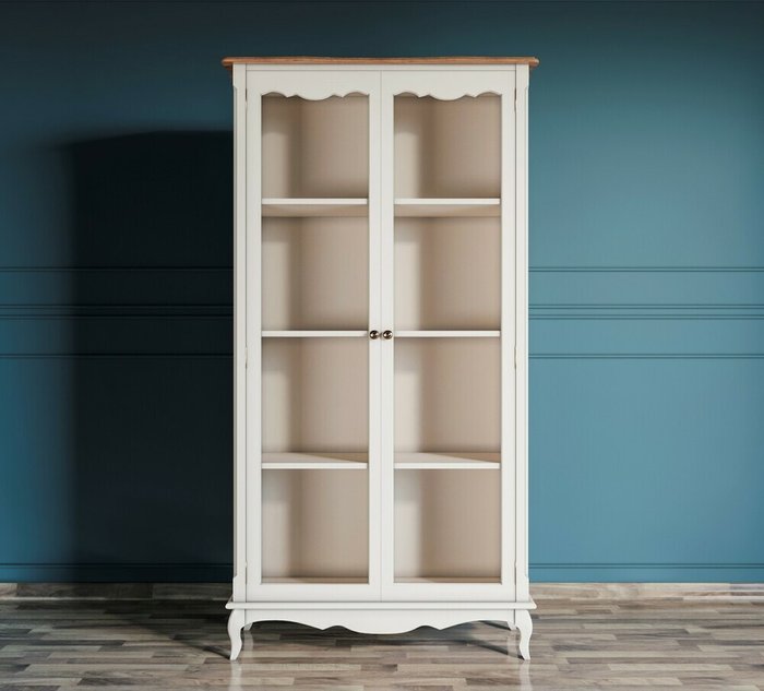 Книжный шкаф Leontina белого цвета - купить Книжные шкафы по цене 104994.0
