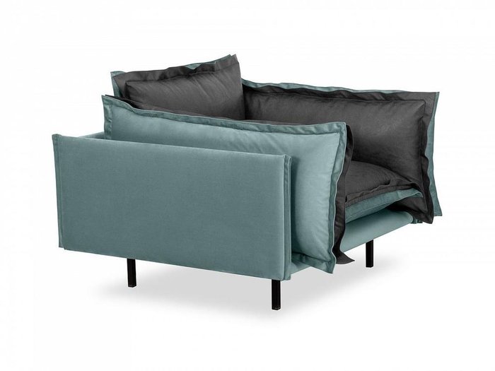 Кресло Barcelona серо-голубого цвета - лучшие Интерьерные кресла в INMYROOM