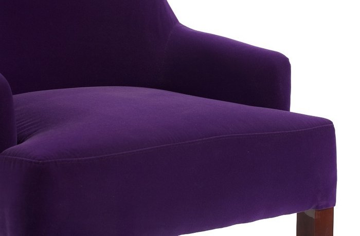 Кресло Aldo фиолетового цвета - лучшие Интерьерные кресла в INMYROOM