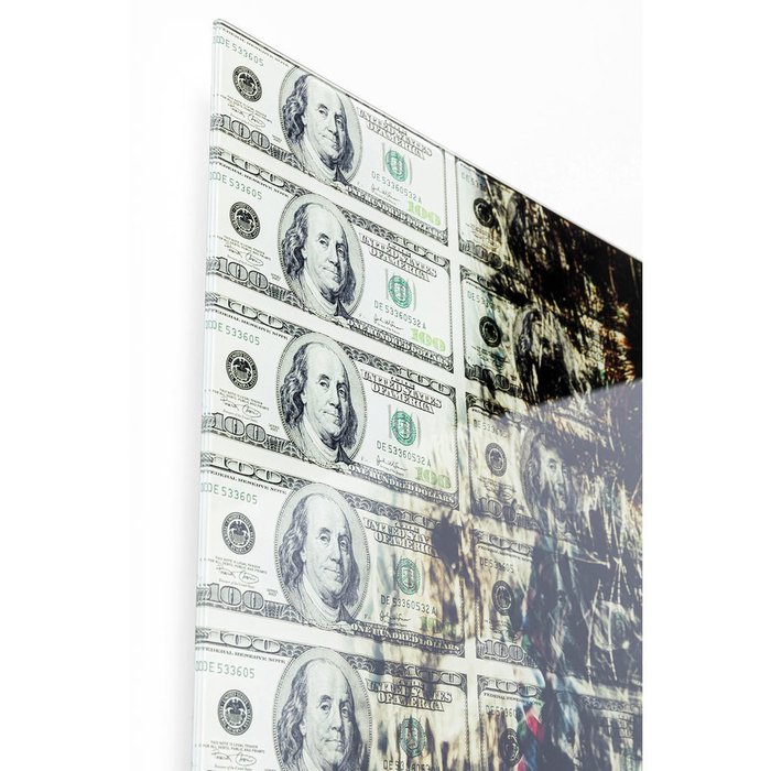 Картина Money на закаленном стекле - лучшие Картины в INMYROOM