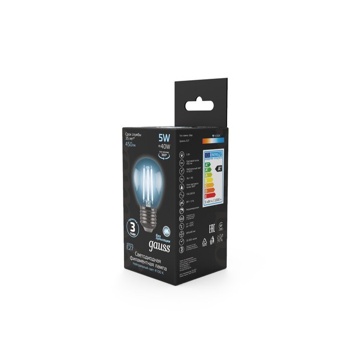 Лампочка светодиодная Filament с цоколем E27 - лучшие Лампочки в INMYROOM
