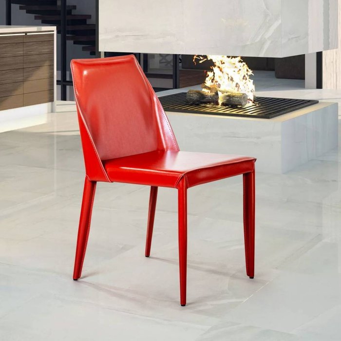 Стул Martin цвета ретро красный - купить Обеденные стулья по цене 17900.0