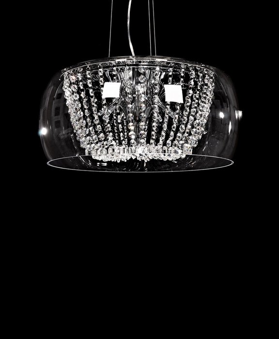 Подвесной светильник Disposa с прозрачным абажуром - лучшие Подвесные люстры в INMYROOM