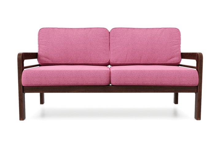 Диван Бергер Б розового цвета - купить Прямые диваны по цене 32990.0