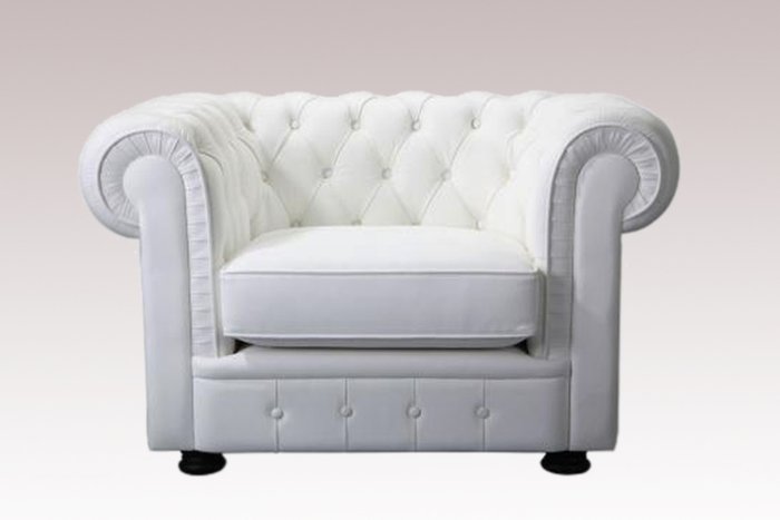 Кресло Chesterfield белого цвета - лучшие Интерьерные кресла в INMYROOM