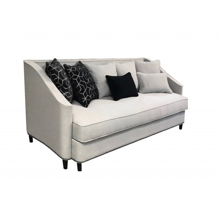Трехместный раскладной диван Фокстрот оранжевого цвета - купить Прямые диваны по цене 93750.0