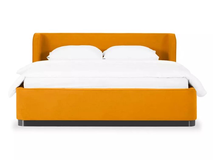 Кровать Vibe 160х200 оранжевого цвета с подъемным механизмом