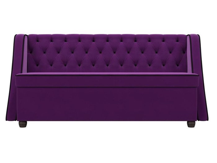 Кухонный прямой диван Лофт фиолетового цвета - купить Прямые диваны по цене 45999.0