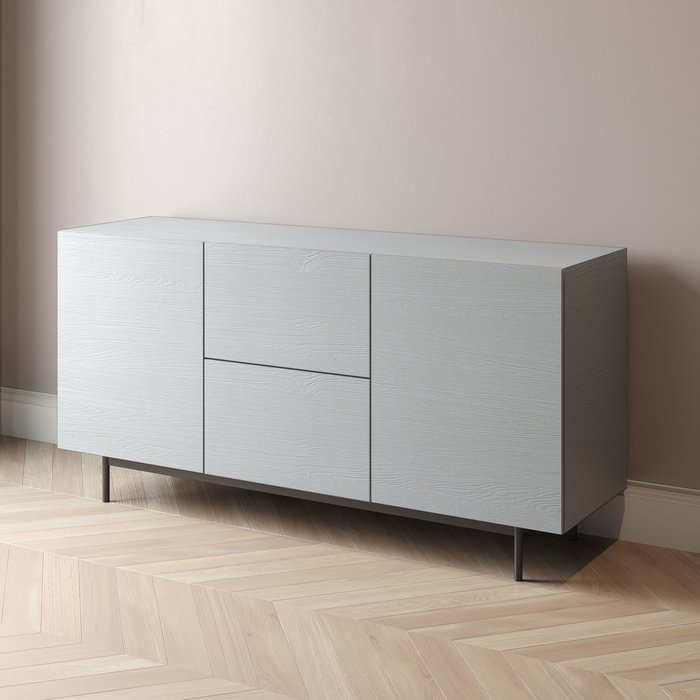 Комод Cube-2 120х45 черного цвета - лучшие Комоды в INMYROOM Комод Cube-2 120х45 черного цвета - лучшие Комоды в INMYROOM