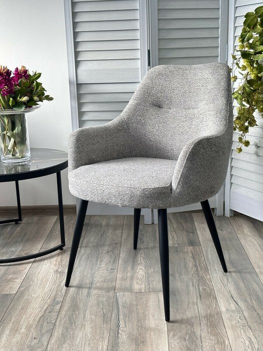 Стул Stamen серого цвета - лучшие Обеденные стулья в INMYROOM