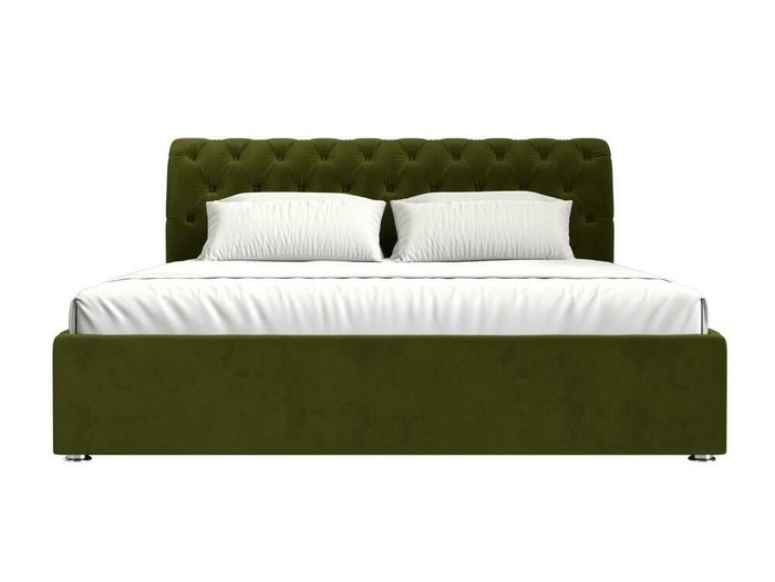 Кровать Сицилия 180х200 зеленого цвета с подъемным механизмом  - купить Кровати для спальни по цене 94999.0
