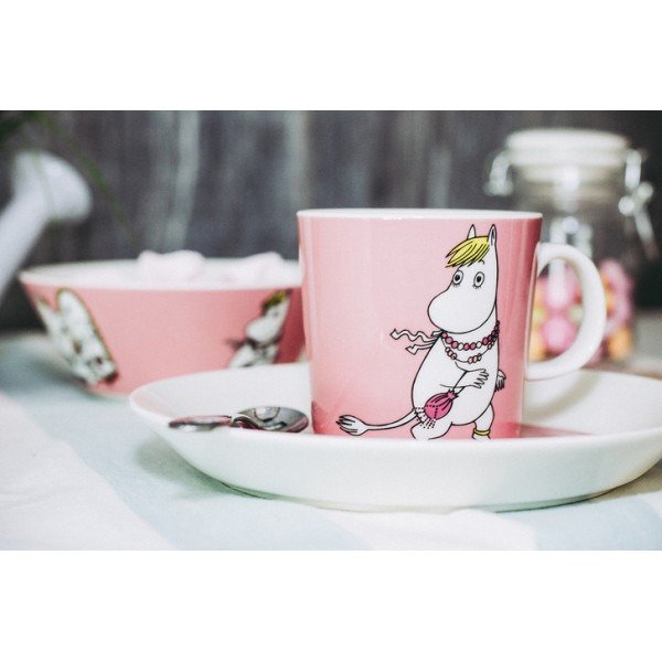 Кружка Moomin Фрекен Снорк розового цвета - купить Чашки по цене 1360.0
