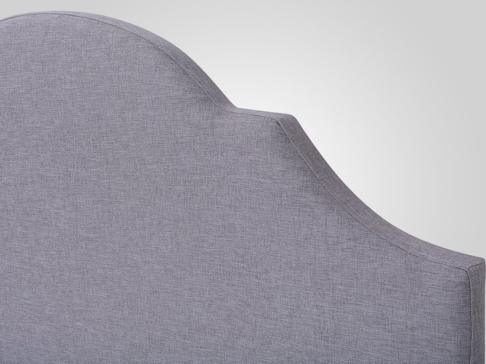 Кровать с обивкой из ткани серого цвета 180X200 - лучшие Кровати для спальни в INMYROOM