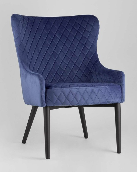 Стул Ститч синего цвета - купить Обеденные стулья по цене 29390.0