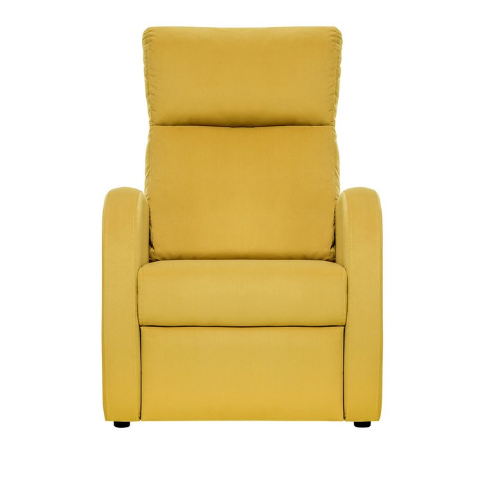 Кресло реклайнер Грэмми L желтого цвета - купить Интерьерные кресла по цене 37620.0