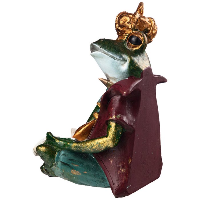 Фигурка Лягушка цвета зеленый с золотым - купить Фигуры и статуэтки по цене 2570.0
