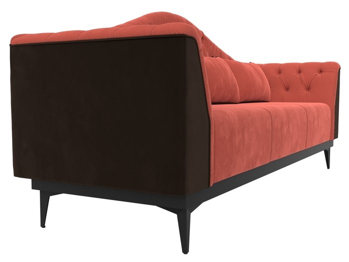 Прямой диван-кровать Флорида кораллового цвета - лучшие Прямые диваны в INMYROOM