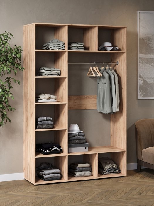 Распашной шкаф Ингрия Luxe 7 белого цвета - купить Шкафы распашные по цене 55190