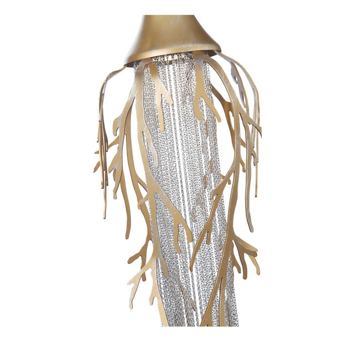 Подвесной светодиодный светильник  Popul золотого цвета - лучшие Подвесные люстры в INMYROOM