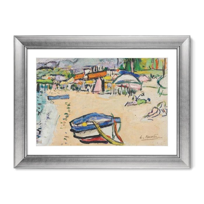 Репродукция картины On the beach South of France 1915 г. - купить Картины по цене 16299.0