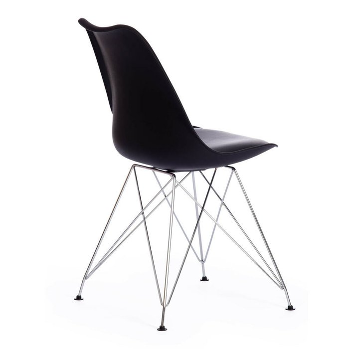 Стул Tulip Iron Chair черного цвета - лучшие Обеденные стулья в INMYROOM