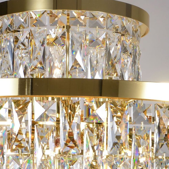 Хрустальная люстра 03006-0.4-12 DN (хрусталь, цвет прозрачный) - купить Подвесные люстры по цене 33640