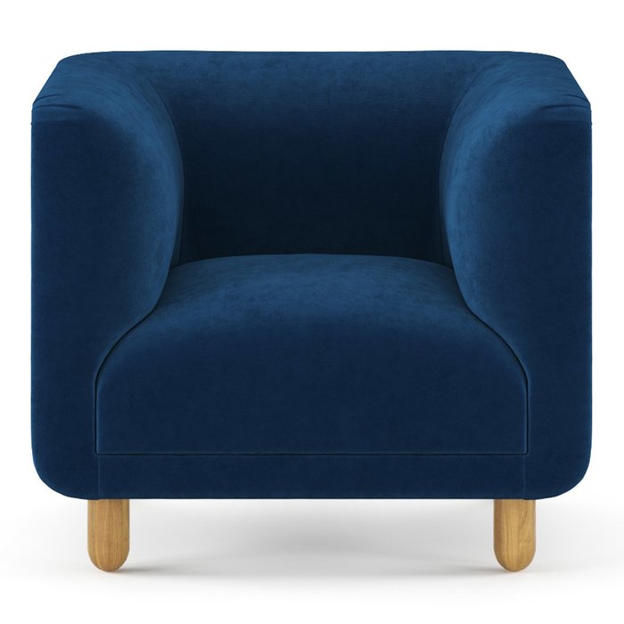 Кресло Tribeca синего цвета - купить Интерьерные кресла по цене 35600.0