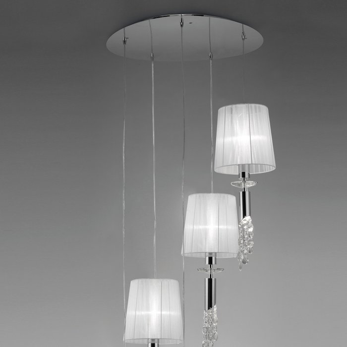 Подвесная люстра Tiffany 3857 (ткань, цвет белый) - лучшие Подвесные люстры в INMYROOM Подвесная люстра Tiffany 3857 (ткань, цвет белый) - лучшие Подвесные люстры в INMYROOM