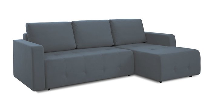 Угловой диван-кровать Хэнк темно-серого цвета - купить Угловые диваны по цене 75750.0