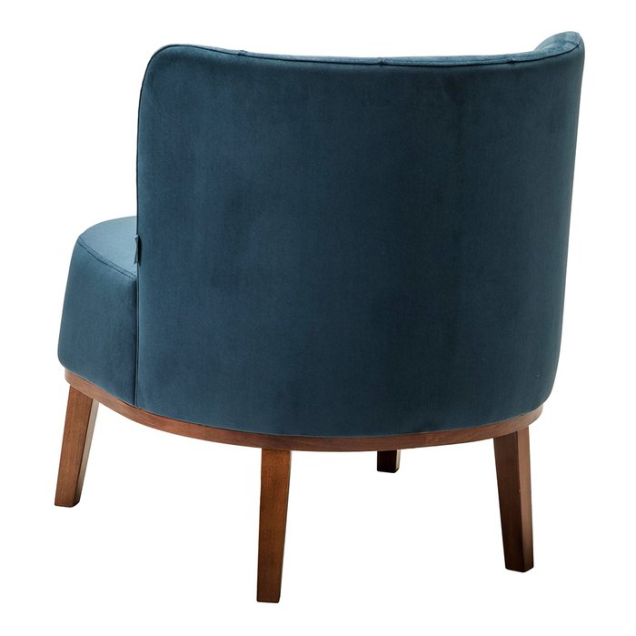 Кресло Шафран темно-синего цвета - купить Интерьерные кресла по цене 15220.0
