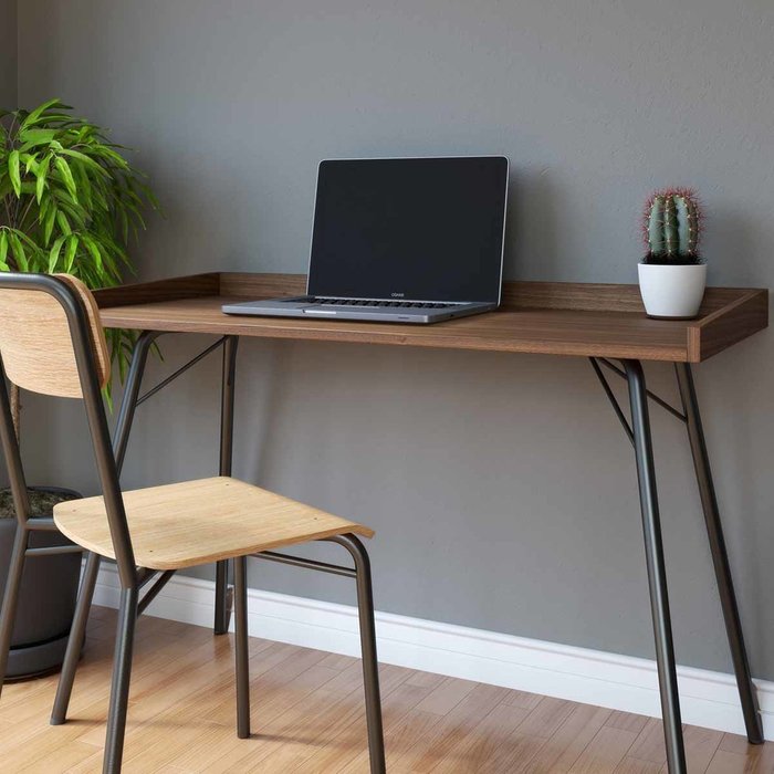 Письменный стол Rayburn Desk Walnut со столешницей из шпона - лучшие Письменные столы в INMYROOM Письменный стол Rayburn Desk Walnut со столешницей из шпона - лучшие Письменные столы в INMYROOM