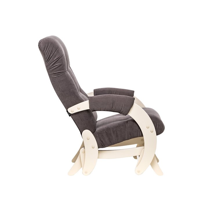 Кресло-глайдер Модель 68 с серой обивкой - лучшие Интерьерные кресла в INMYROOM