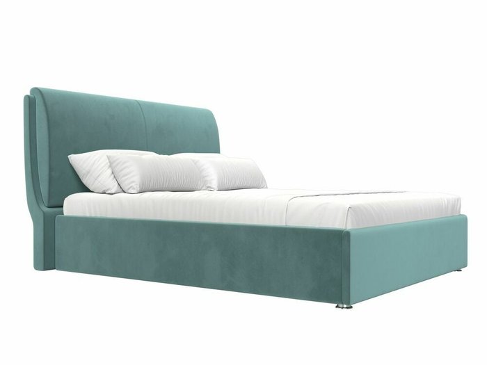 Кровать Принцесса 160х200 бирюзового цвета с подъемным механизмом - лучшие Кровати для спальни в INMYROOM