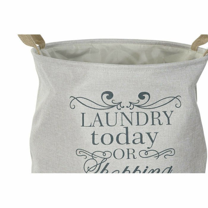 Корзина DKD Home Decor Бежевый Серый Светло-коричневый 39 x 39 x 41 cm полиэстер (3 штук) (3 Предметы) - лучшие Плетеные корзины в INMYROOM