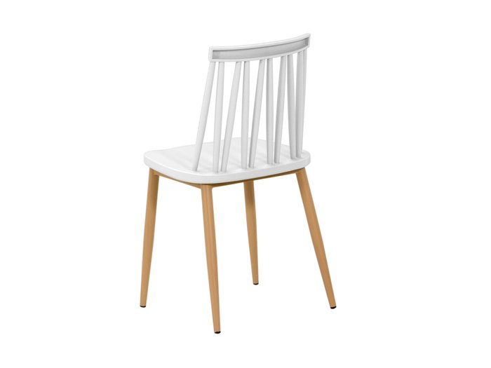 Стул Zig Zag белого цвета - лучшие Обеденные стулья в INMYROOM