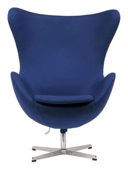 Кресло Egg Chair синего цвета 