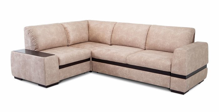Угловой диван-кровать Миста бежевого цвета - купить Угловые диваны по цене 130434.0